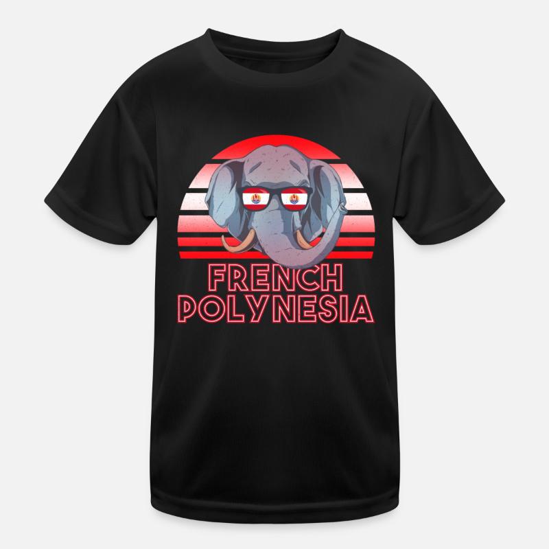 French Polynesia Kids Functional T-Shirt