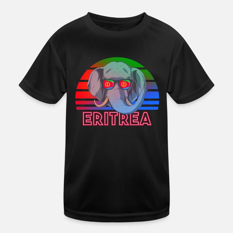 Eritrea Kinder Funktions-T-Shirt