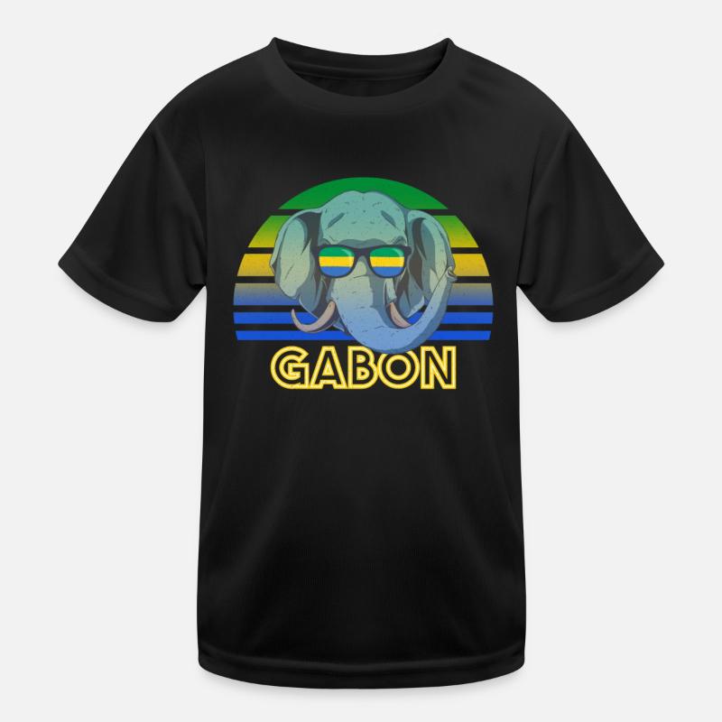 Gabon Kids Functional T-Shirt