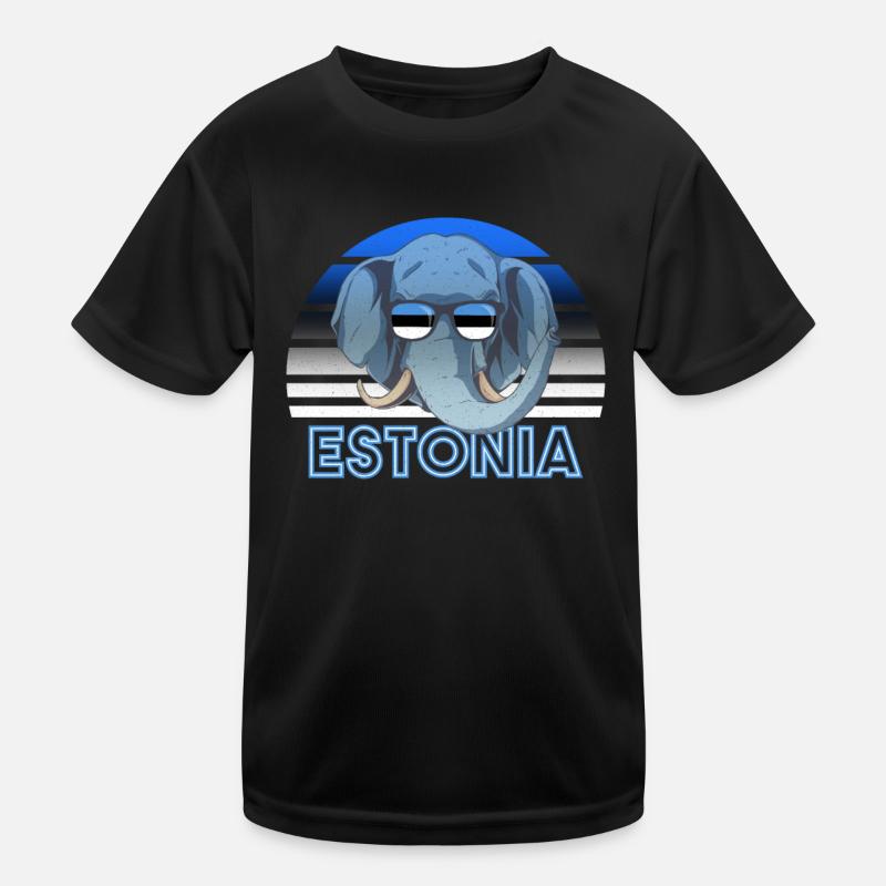 Estonia Kids Functional T-Shirt
