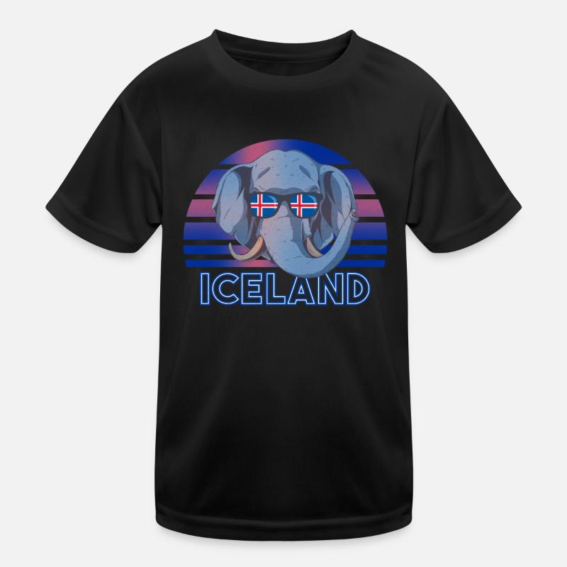 Iceland Kids Functional T-Shirt