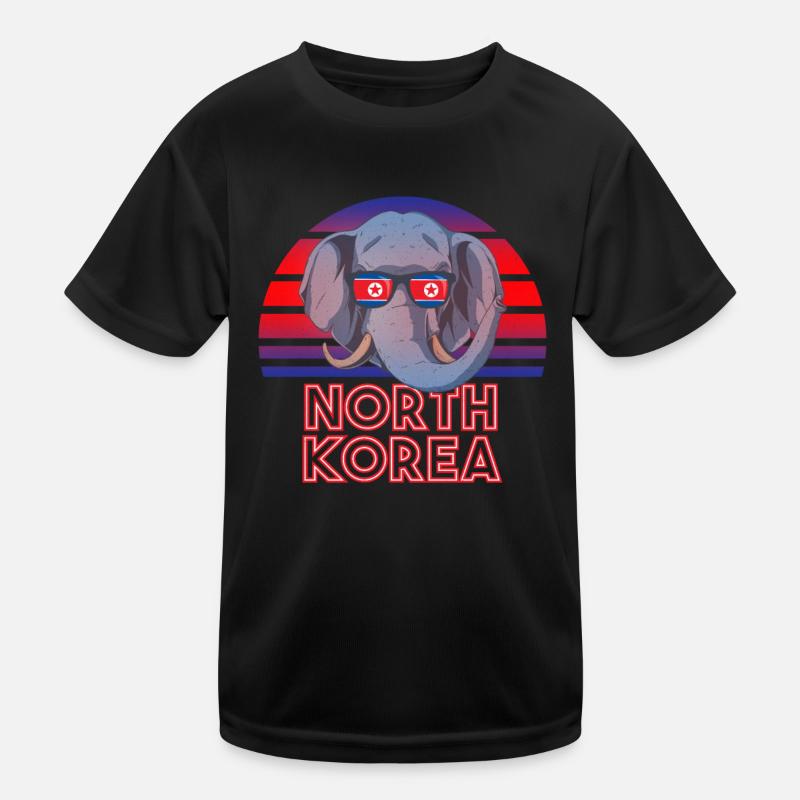 North Korea Kids Functional T-Shirt