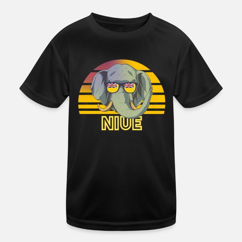 Niue Kinder Funktions-T-Shirt