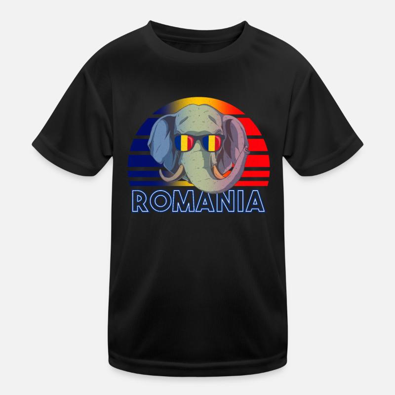 Romania Kids Functional T-Shirt