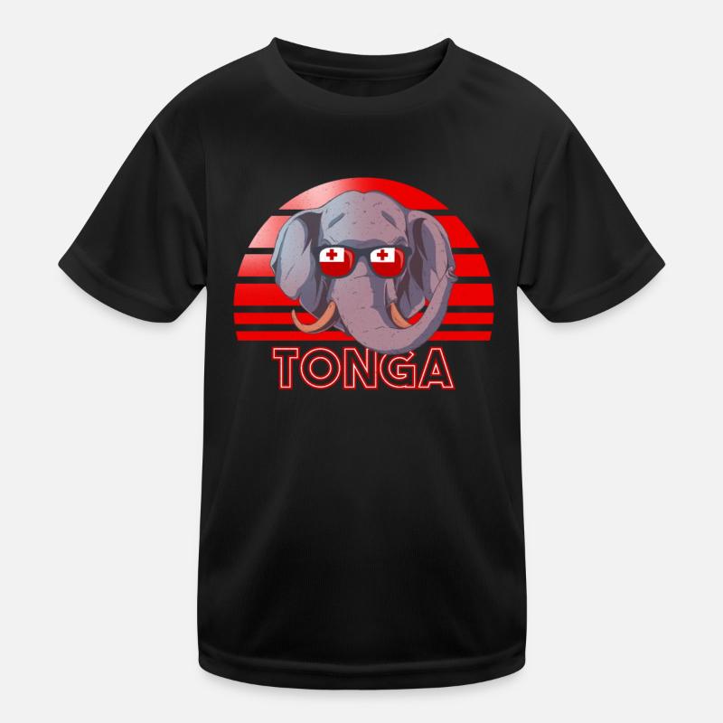 Tonga Kinder Funktions-T-Shirt