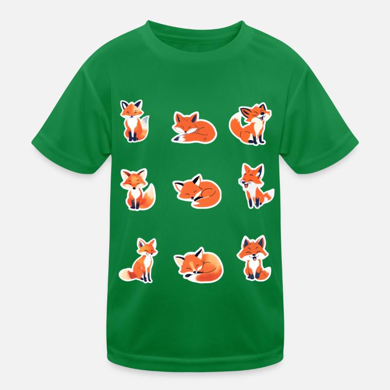 Petits renards - Renards mignons T-shirt sport Enfant
