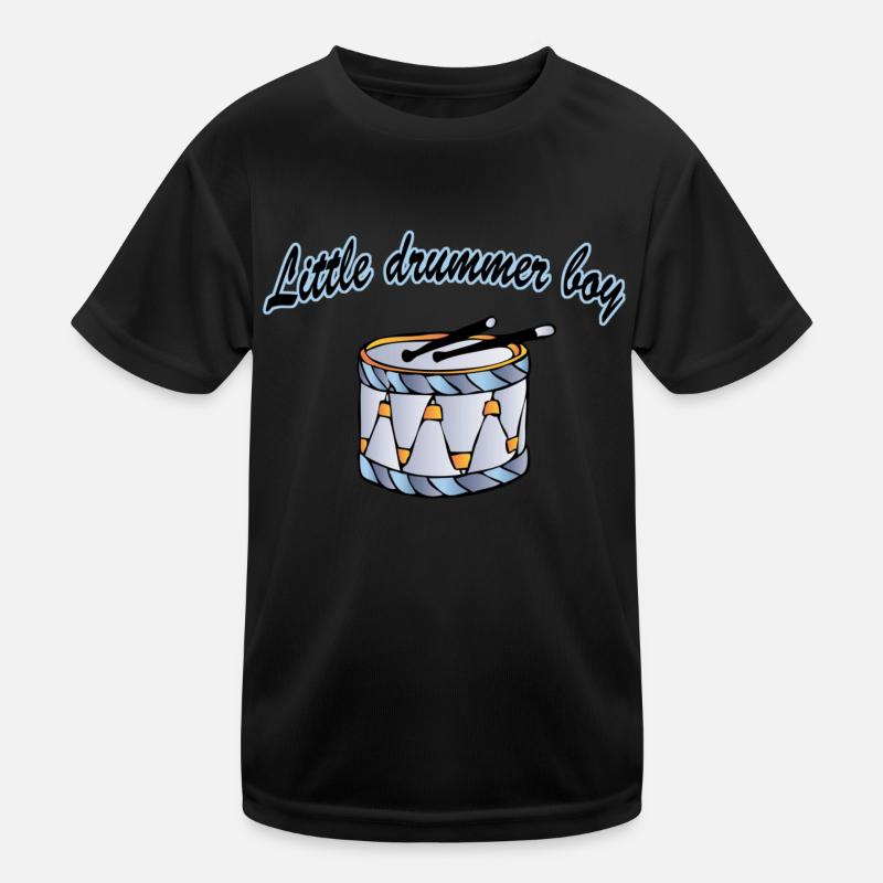 little drummer boy Kinder Funktions-T-Shirt