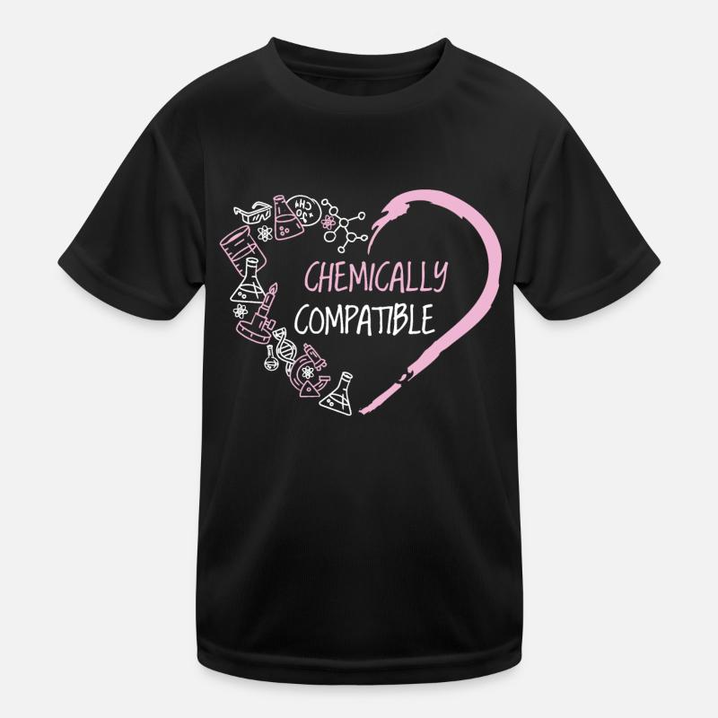 Chemically compatible In Love Chemistry & Science Kids Functional T-Shirt