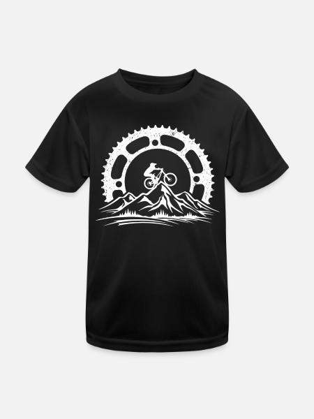 VTT VTT VTT VTT VTT - T-shirt sport Enfant - noir - Devant