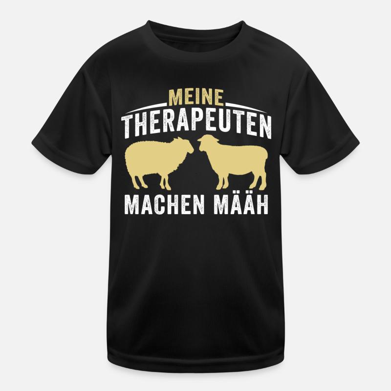 meine therapeuten machen määh Kinder Funktions-T-Shirt
