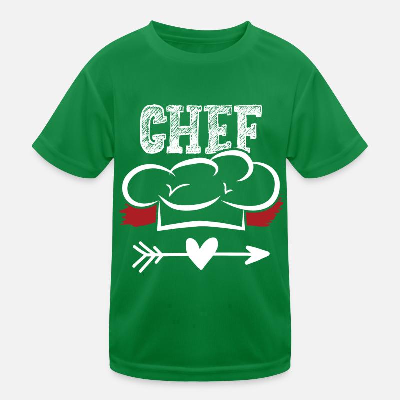 chef cuisinier T-shirt sport Enfant