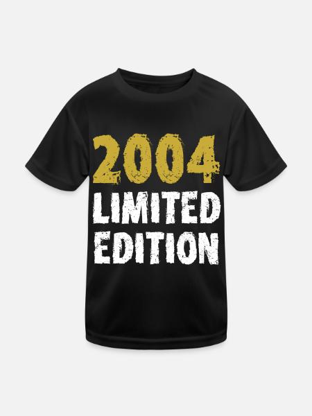 Édition Limitée 2004 Cadeau 18ème Anniversaire Décoration - T-shirt sport Enfant - noir - Devant