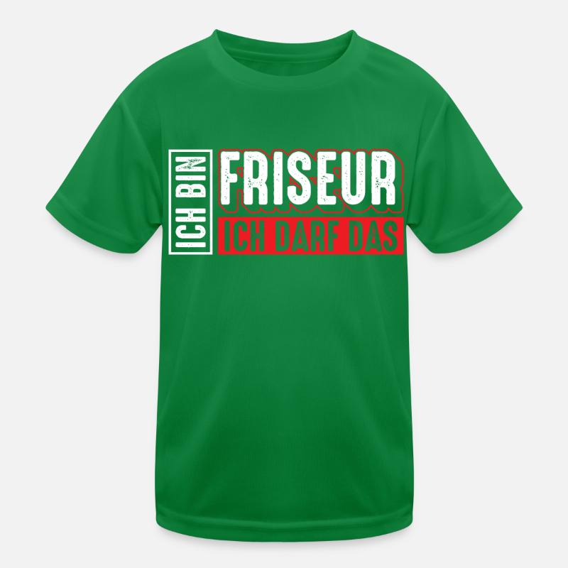 Friseur | Ich bin Friseur ich darf das Kinder Funktions-T-Shirt