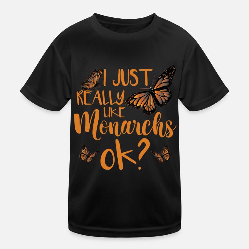 Monarque papillon T-shirt sport Enfant