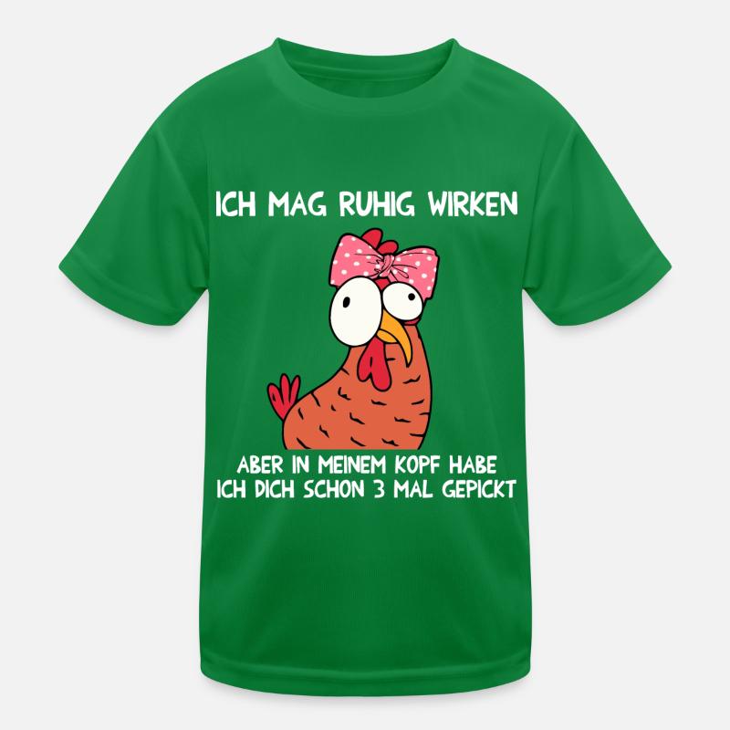 Ich Mag Ruhig Wirken Kinder Funktions-T-Shirt