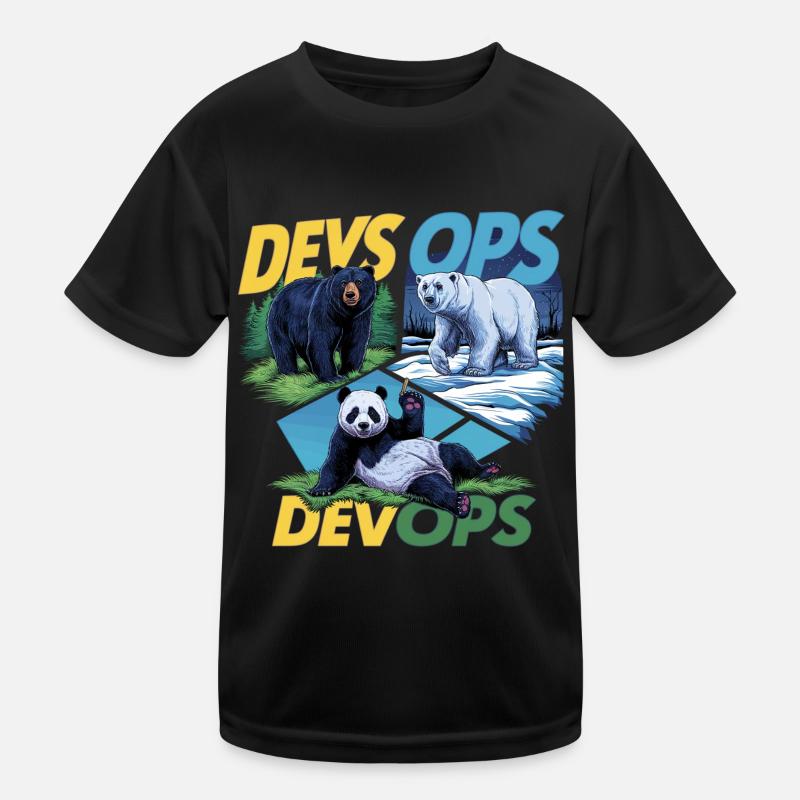 Devops Kinder Funktions-T-Shirt