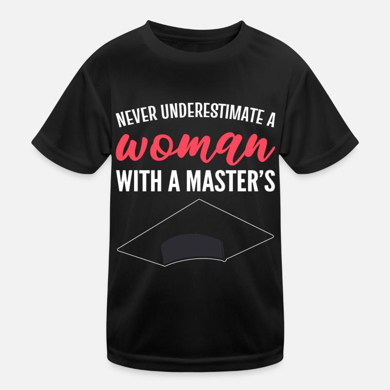 Master Studium Abschlussfeier Kinder Funktions-T-Shirt