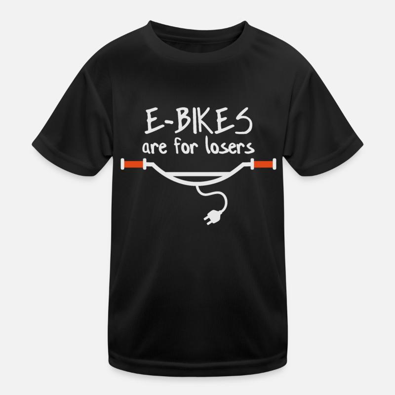 Les vélos électriques sont pour les perdants T-shirt sport Enfant