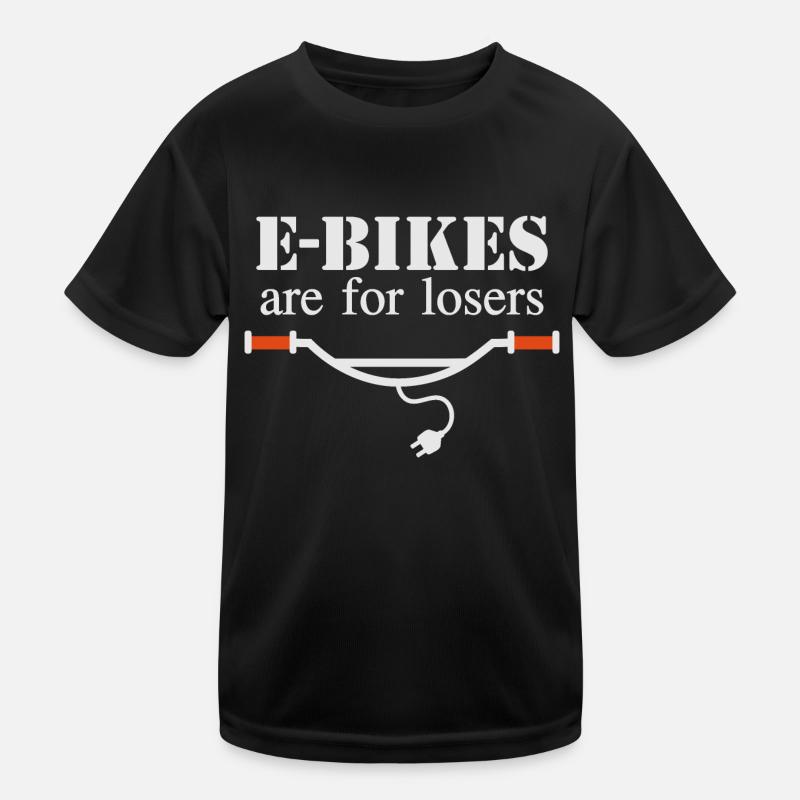 Les vélos électriques sont pour les perdants T-shirt sport Enfant