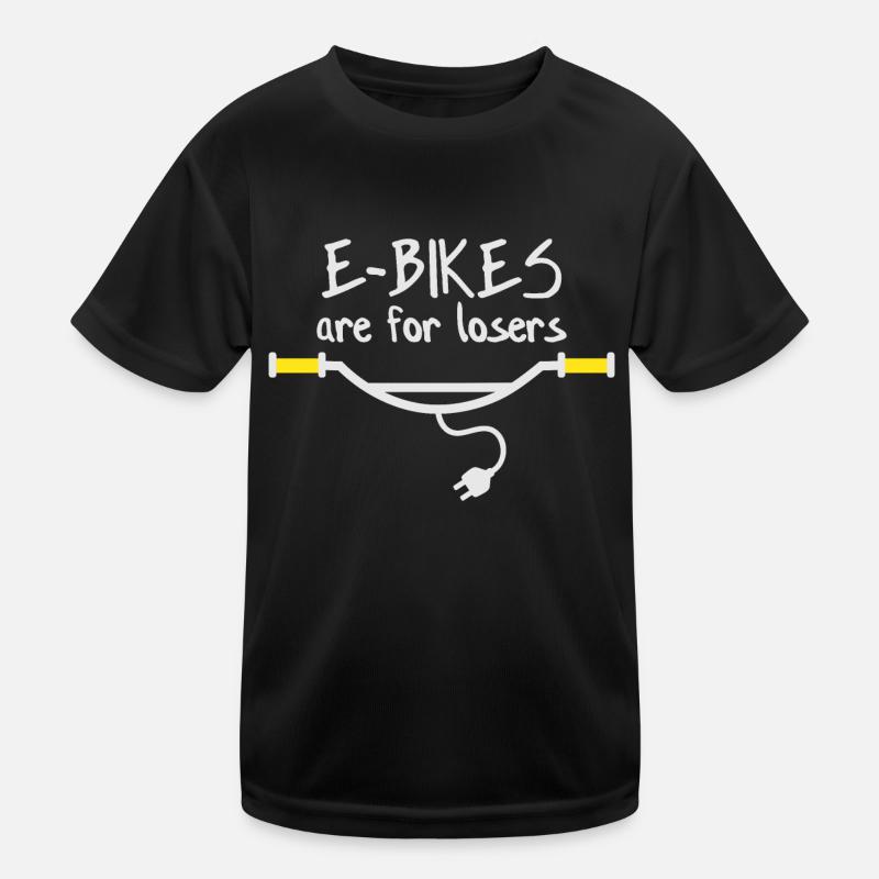 Les vélos électriques sont pour les perdants T-shirt sport Enfant