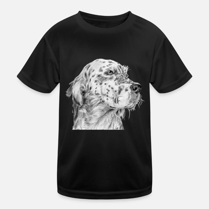 Englisch Englisch Setter Kinder Funktions-T-Shirt