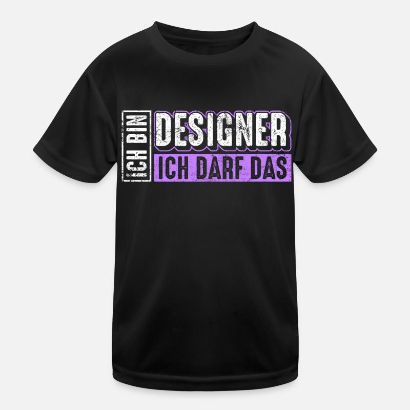Designer Spruch Kinder Funktions-T-Shirt