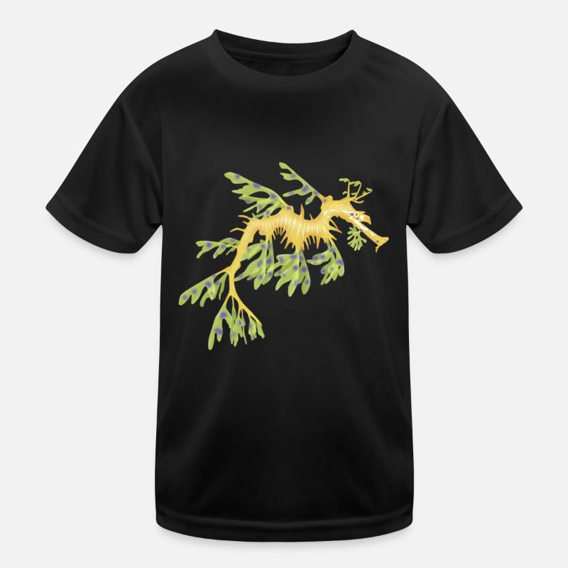 Fetzenfisch (Seepferdchen) Kinder Funktions-T-Shirt
