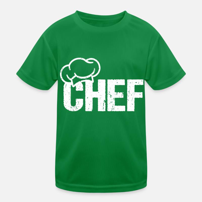CHEF Chef's Hat Kids Functional T-Shirt