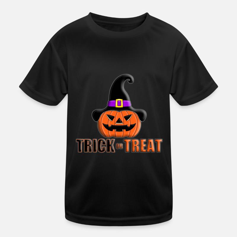 KÜRBIS - HALLOWEEN - SÜßES ODER SAURES Kinder Funktions-T-Shirt