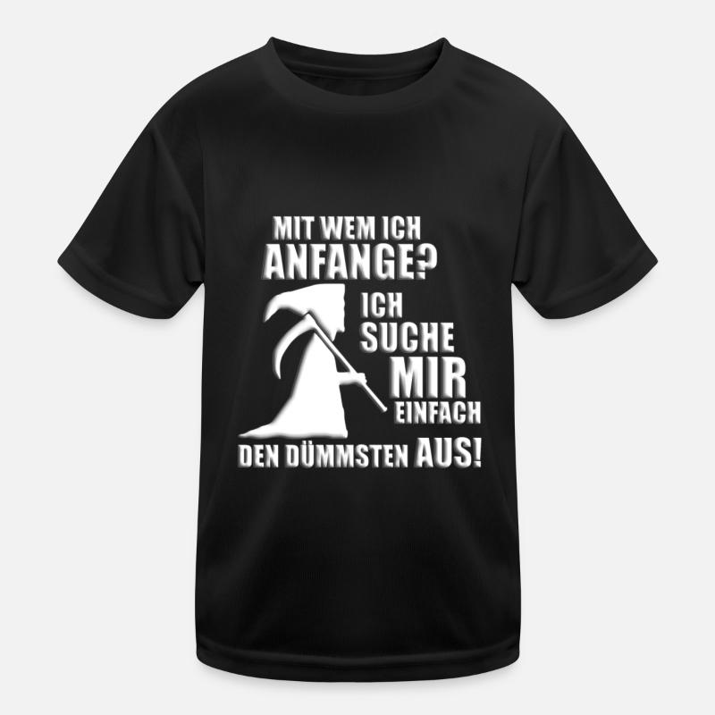 SENSENMANN - REAPER - HALLOWEEN - SENSE - FUN Kinder Funktions-T-Shirt