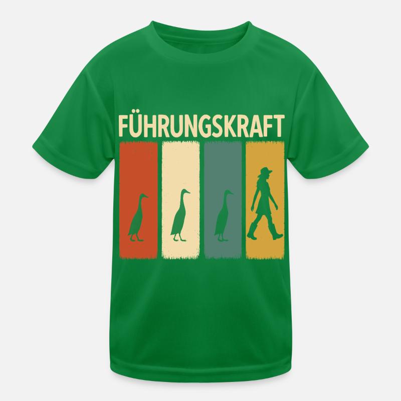 Executive Runner Duck Runner Duck Breeding Kids Functional T-Shirt