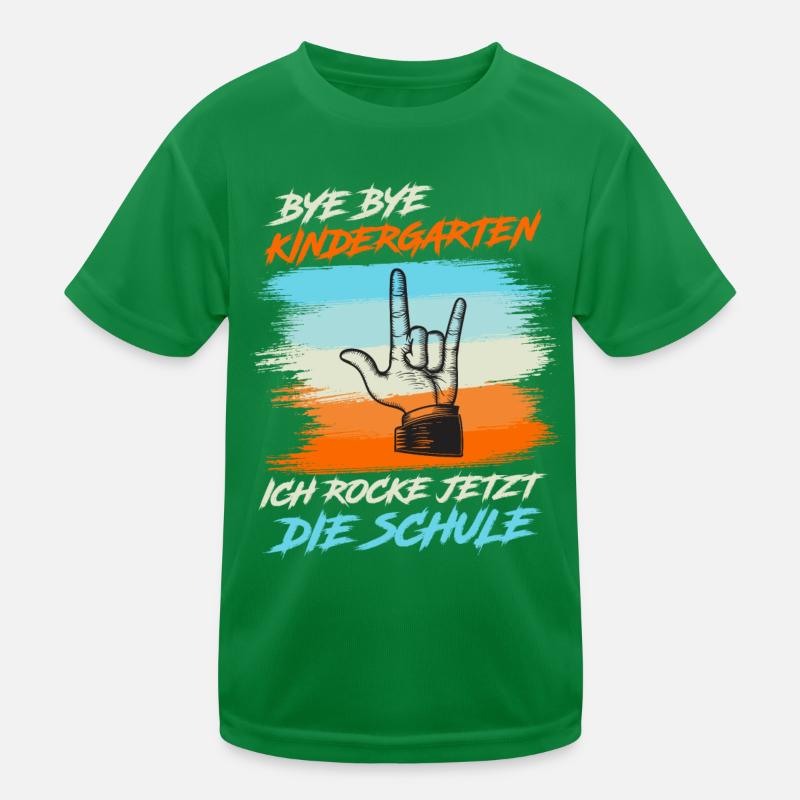 Schulanfänger Jungen Geschenk Schulbeginn Kinder Funktions-T-Shirt