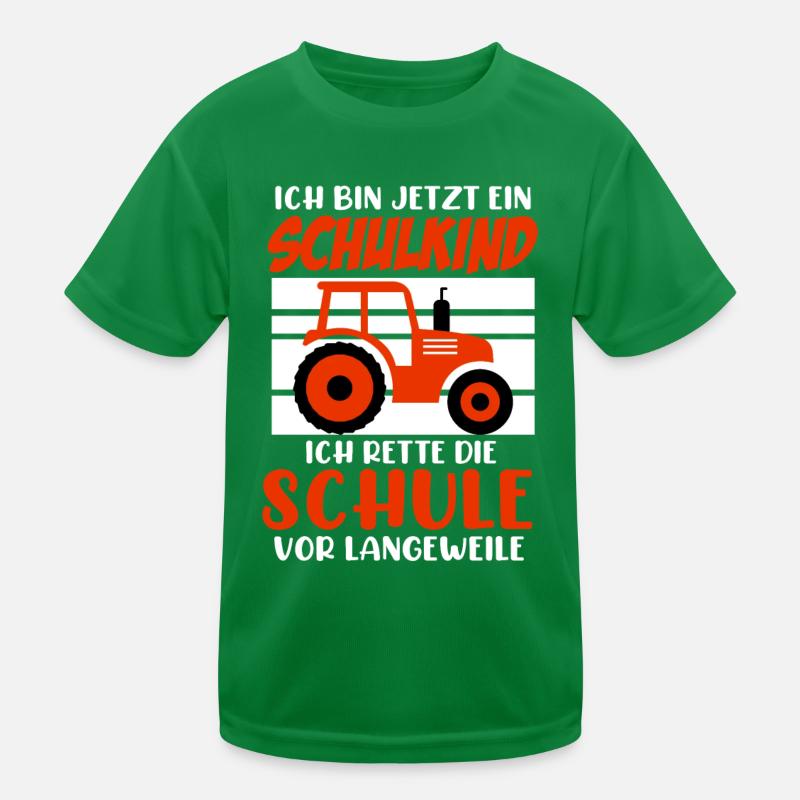 Schulkind 2021 rettet Schule vor Langeweile Kinder Funktions-T-Shirt