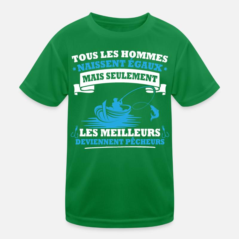 Les meilleurs deviennent pêcheurs T-shirt sport Enfant