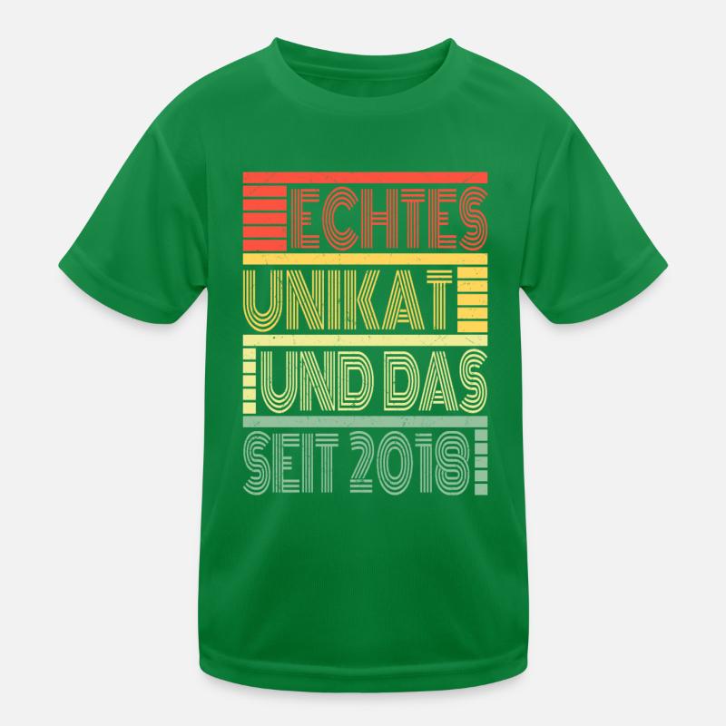 Echtes Unikat Seit 2018 Geboren 2018 Geburtstag Kinder Funktions-T-Shirt
