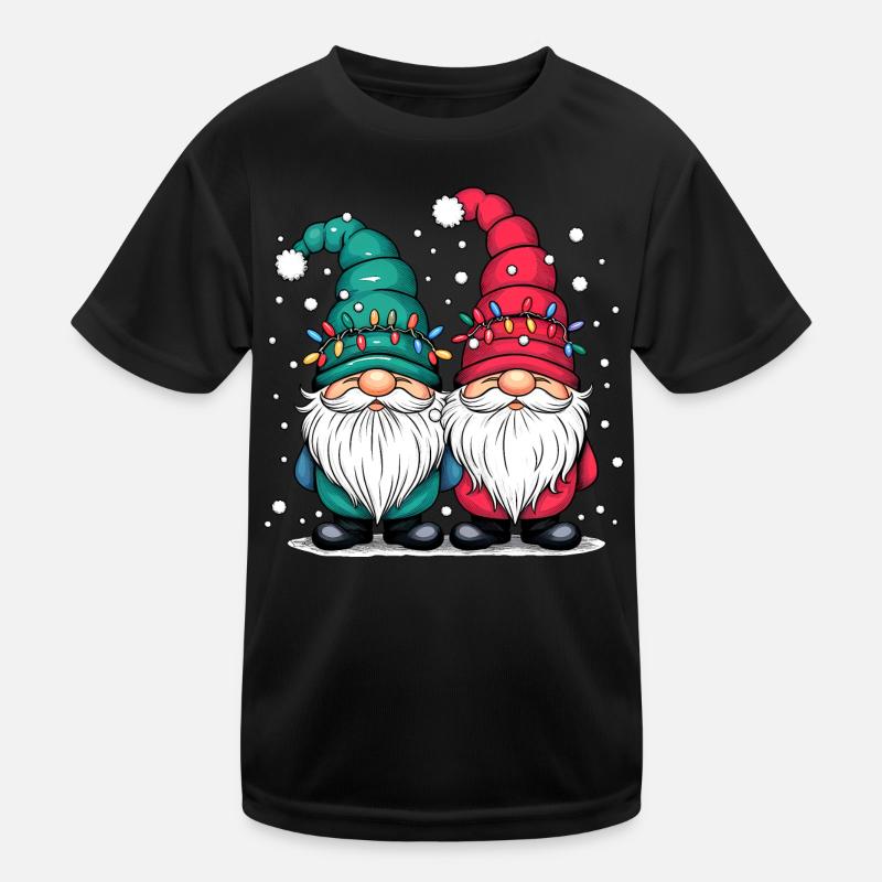 Gnom Gnome Weihnachten Weihnachtspullover Wichtel Kinder Funktions-T-Shirt