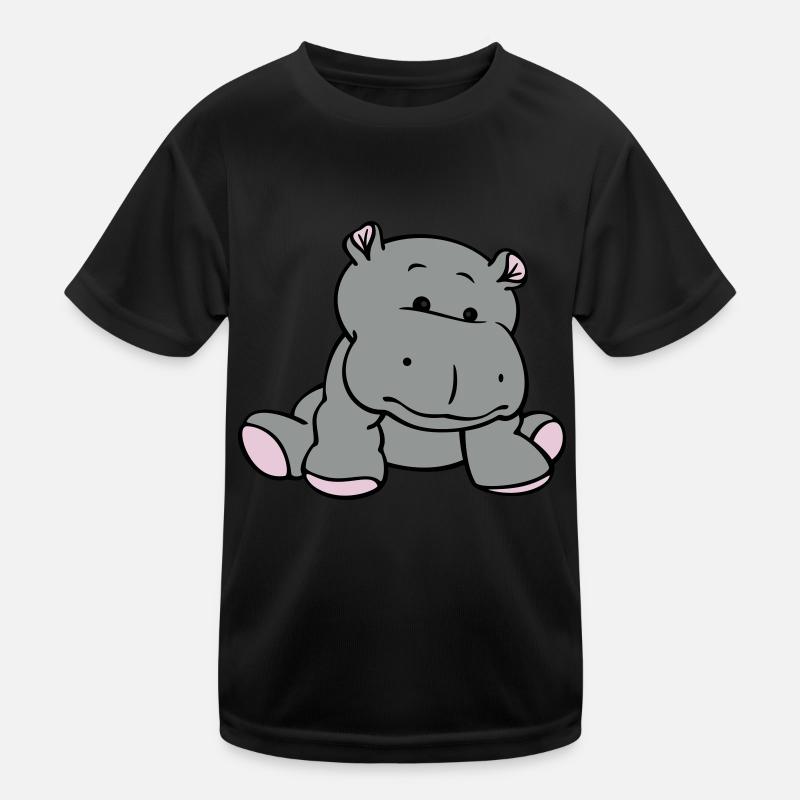 Hippo / Hippopotamus / bébé d'hippopotame (3C) T-shirt sport Enfant