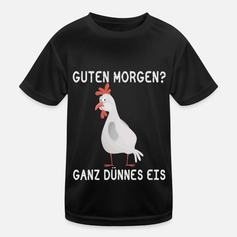 Good morning? Very thin ice! Kids Functional T-Shirt