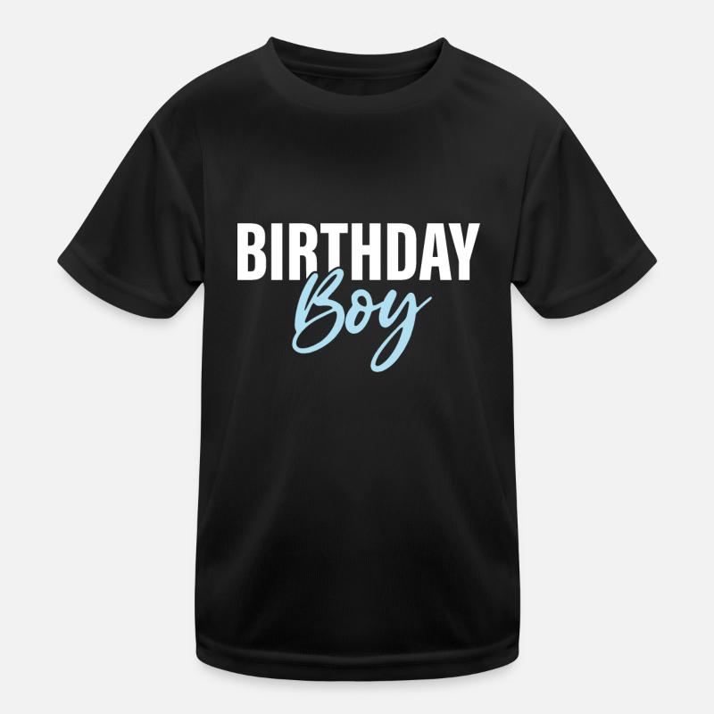 Birthday Boy Kids Functional T-Shirt