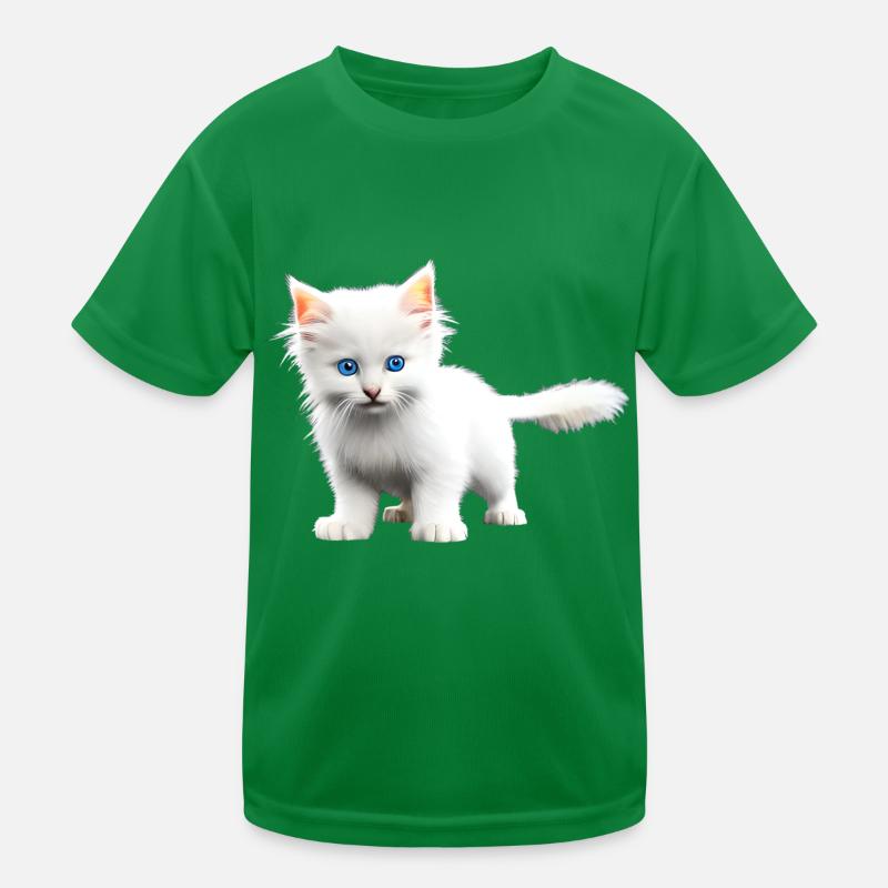 katzebaby niedlich Kinder Funktions-T-Shirt