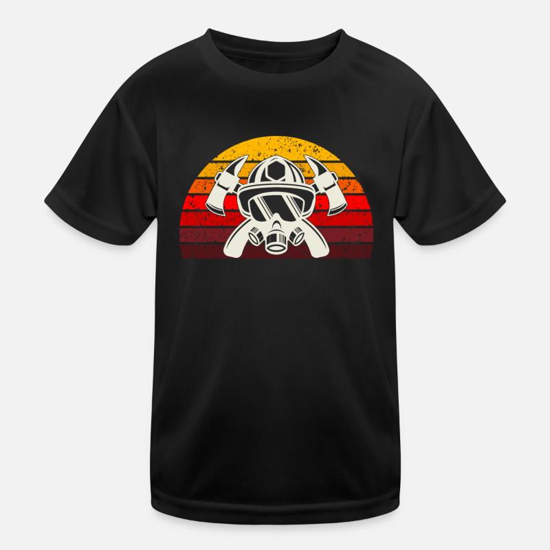 firefighter firefighter Kids Functional T-Shirt