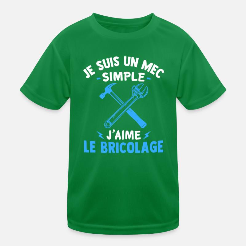 Je suis un mec simple j'aime le bricolage T-shirt sport Enfant