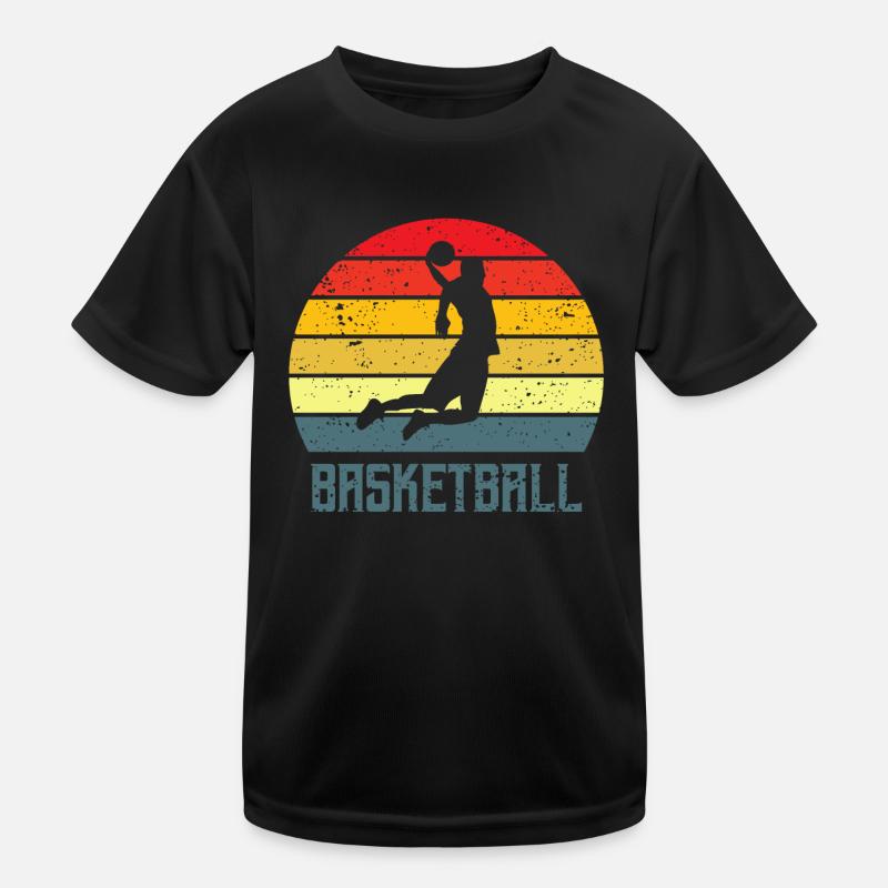 Basketball retro basketballer T-shirt sport Enfant