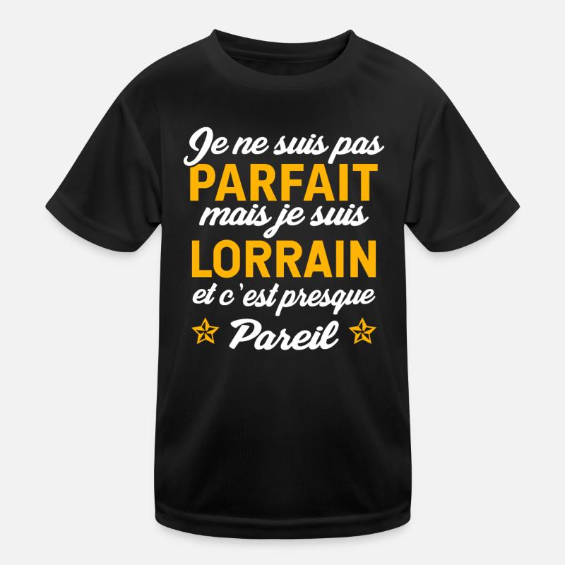 je suis lorrain cadeau lorrain T-shirt sport Enfant