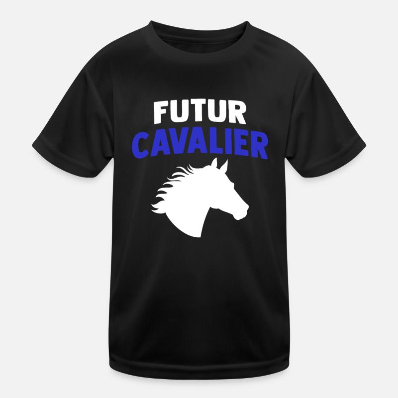 futur cavalier cadeau cavalier équitation T-shirt sport Enfant