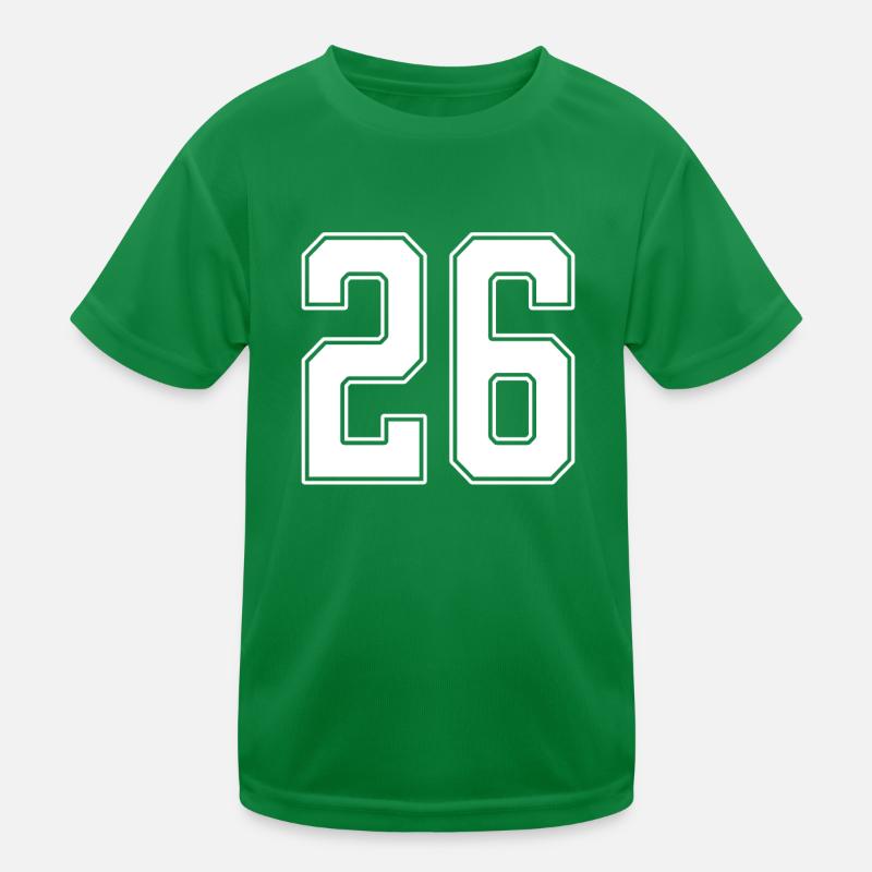 26 år trøje nummer 26 Funktionsshirt til børn
