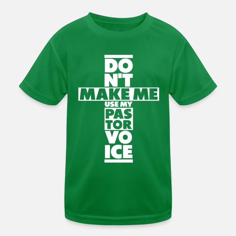 Pastor Pfarrer Prediger Kirche Christ Kinder Funktions-T-Shirt