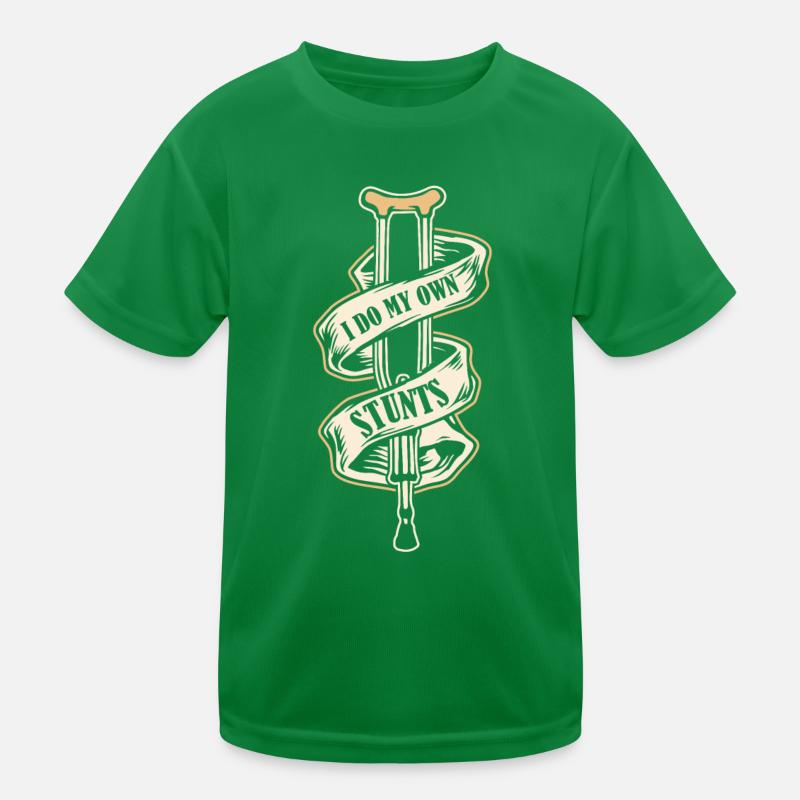 Rétablissez-vous Pied cassé Os cassé T-shirt sport Enfant