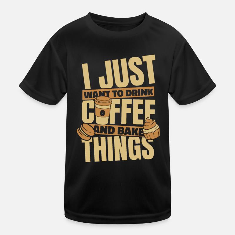 Baker Baking Kids Functional T-Shirt