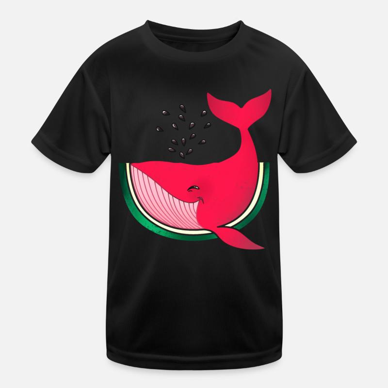Wassermelone Melonenfrucht Kinder Funktions-T-Shirt
